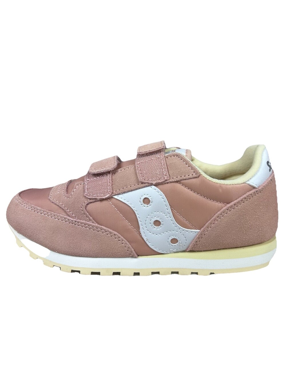 Saucony Girl's Jazz Double HL LT Shoes Size 3M Pink White Performance Sneakers